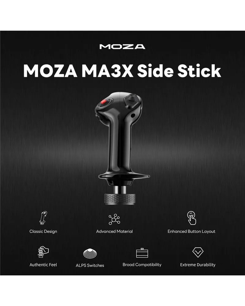 Volan Moza Racing MA3X - Sidestick 