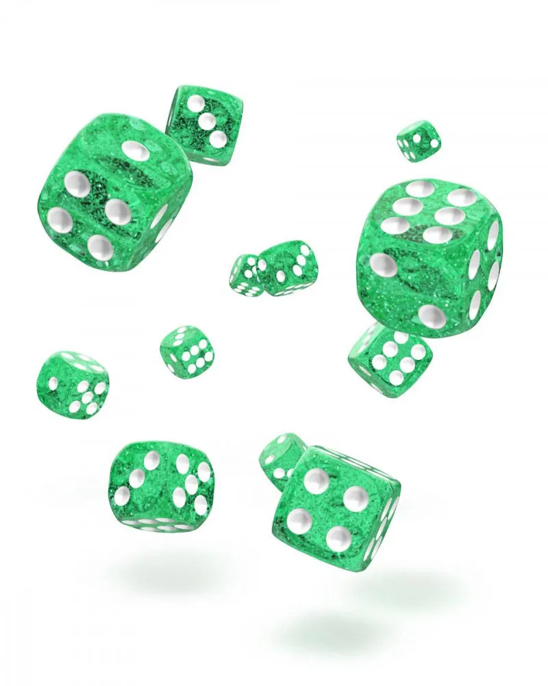 Kockice Oakie Doakie Dice D6 12 mm Speckled - Green (36) 