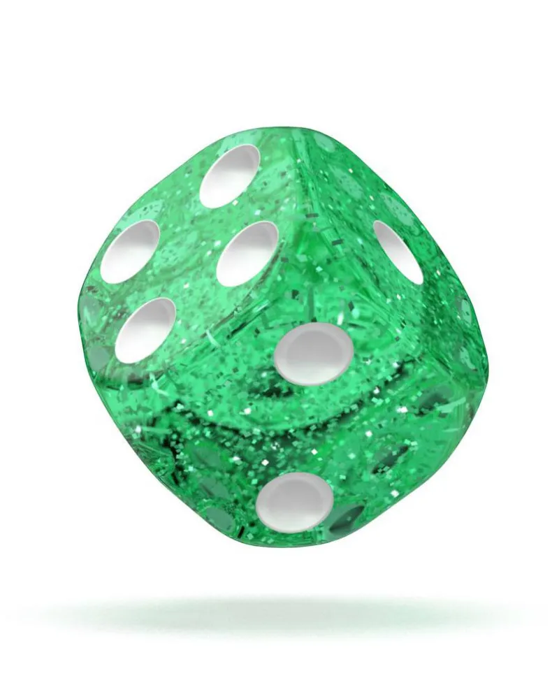 Kockice Oakie Doakie Dice D6 12 mm Speckled - Green (36) 