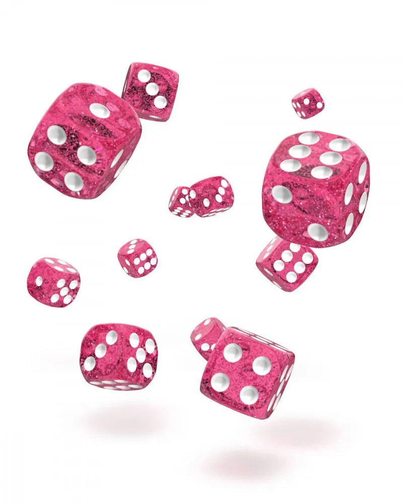 Kockice Oakie Doakie Dice D6 12 mm Speckled - Pink (36) 