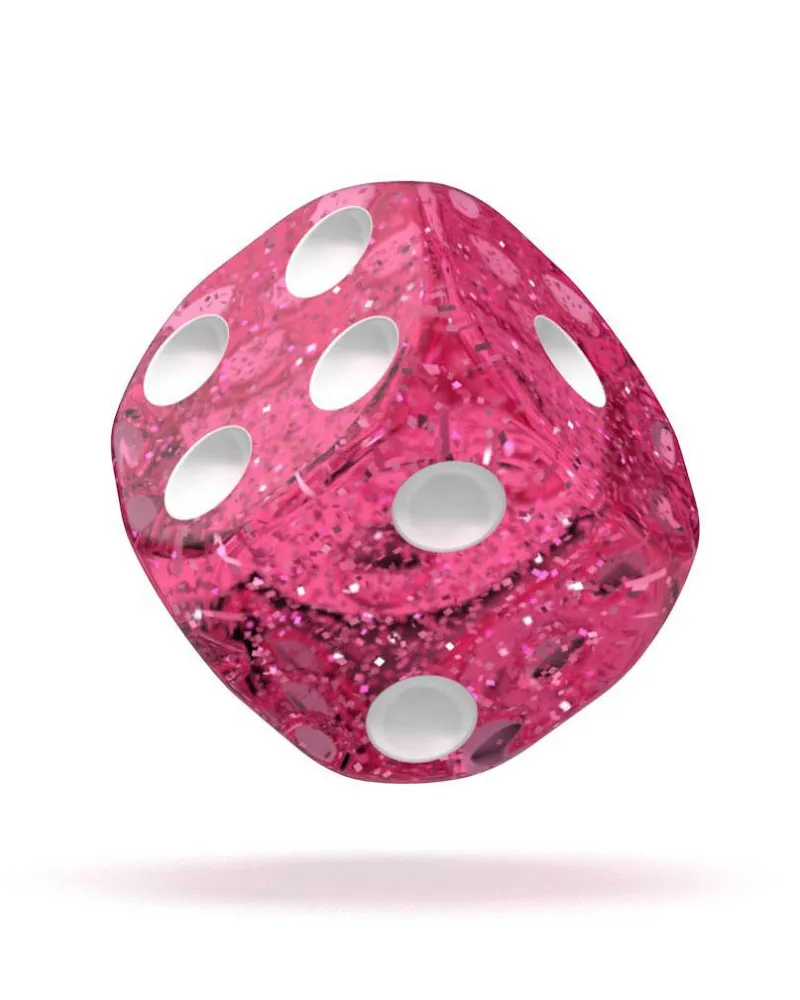 Kockice Oakie Doakie Dice D6 12 mm Speckled - Pink (36) 