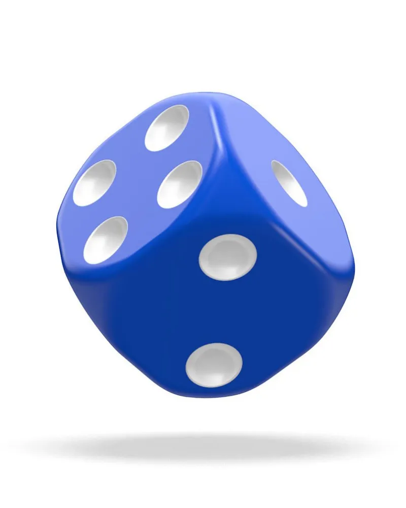 Kockice Oakie Doakie Dice D6 Dice 12 mm Solid - Blue (36) 