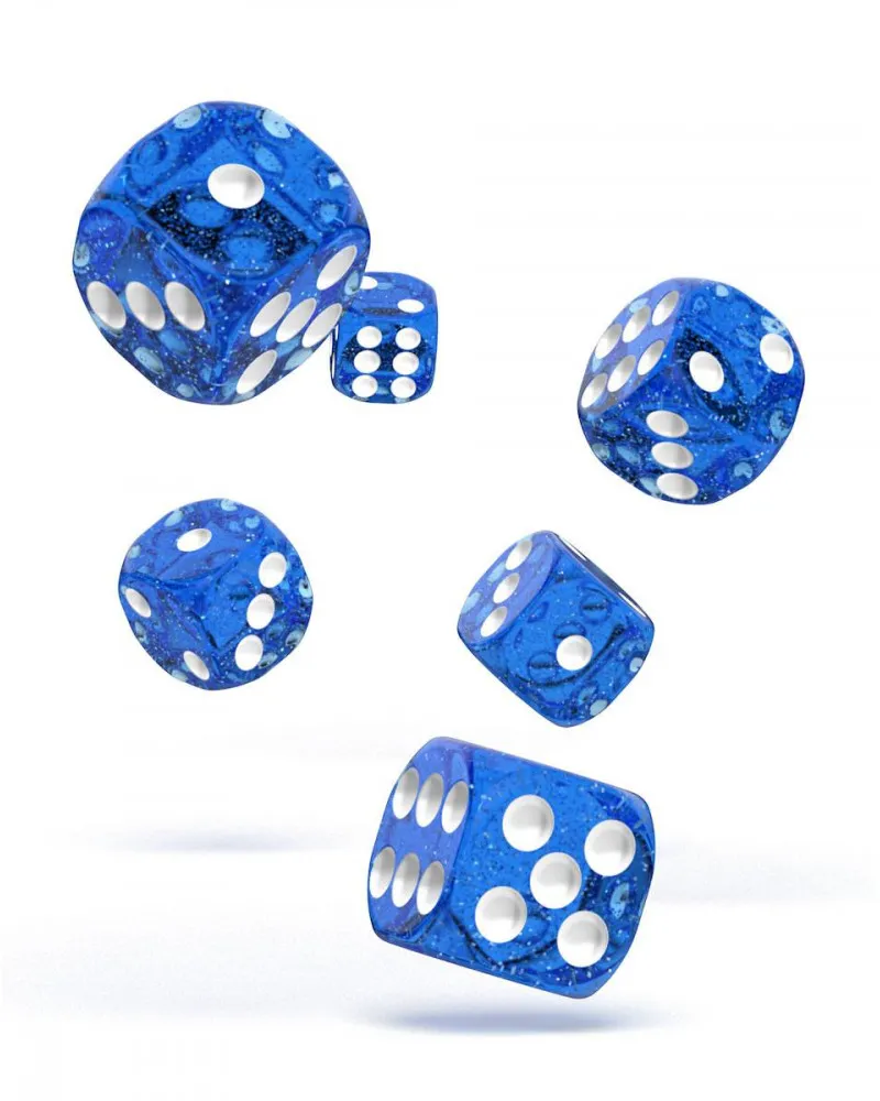 Kockice Oakie Doakie Dice D6 16 mm Speckled - Blue (12) 