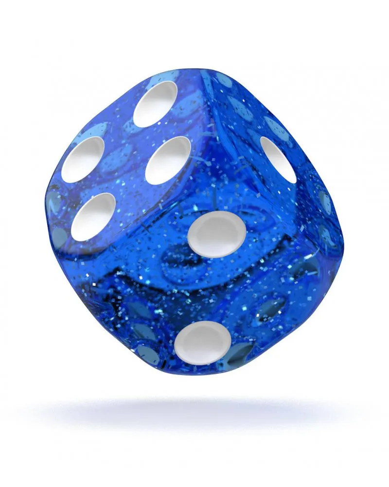 Kockice Oakie Doakie Dice D6 16 mm Speckled - Blue (12) 