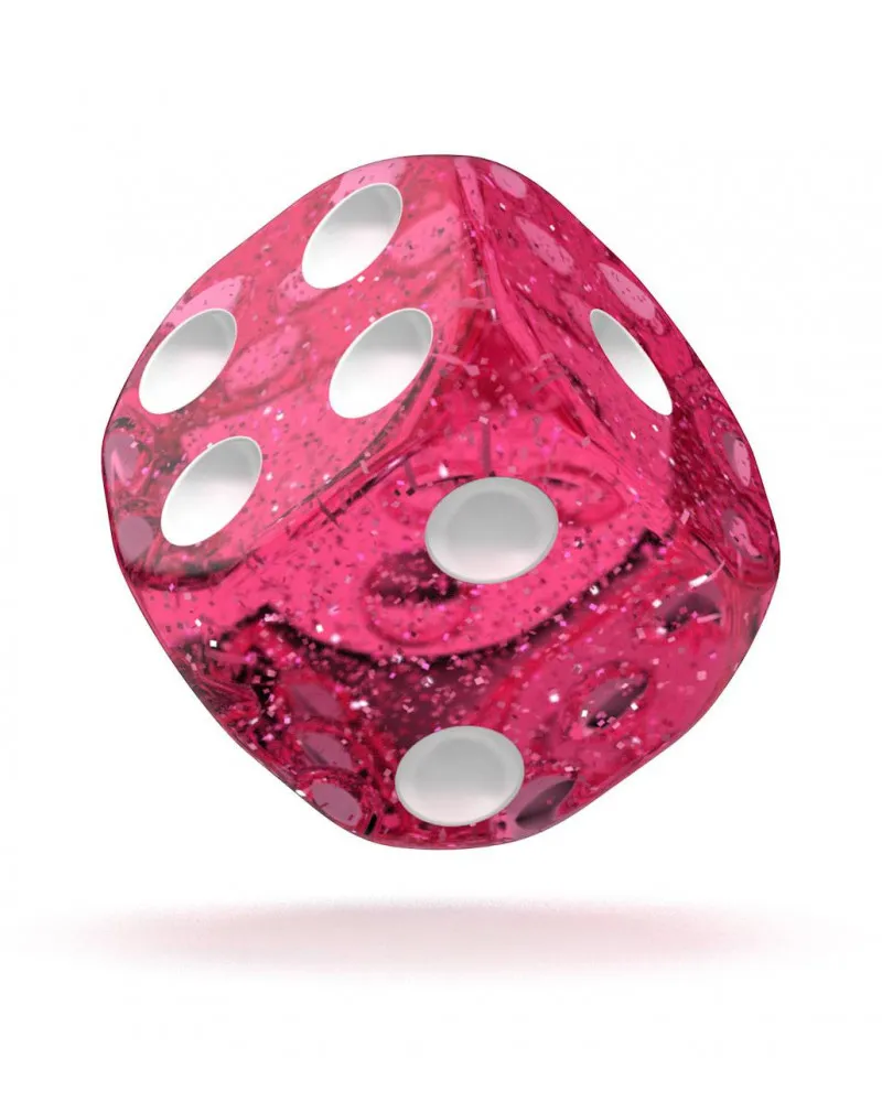 Kockice Oakie Doakie Dice D6 16 mm Speckled - Pink (12) 