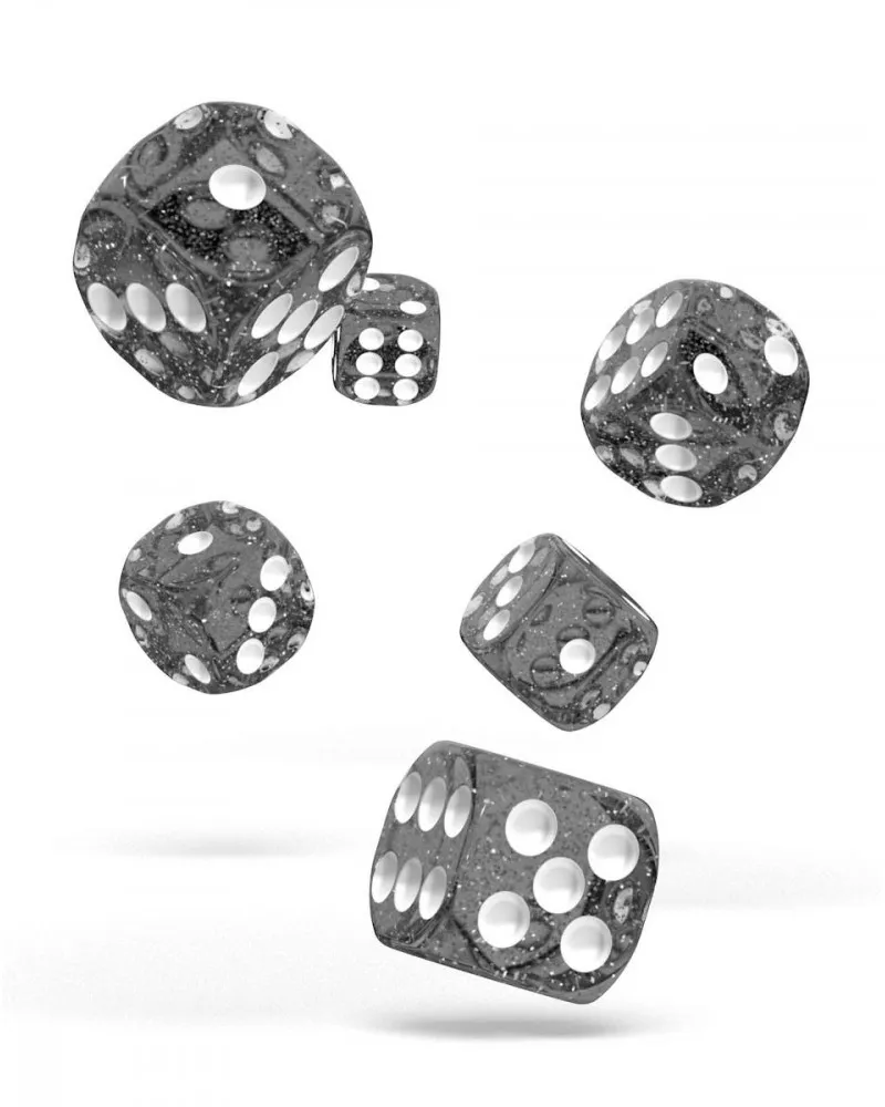 Kockice Oakie Doakie Dice D6 16 mm Speckled - Black (12) 