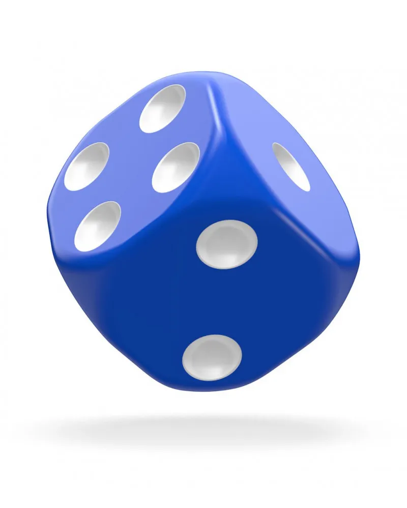 Kockice Oakie Doakie Dice D6 16 mm Solid - Blue (12) 