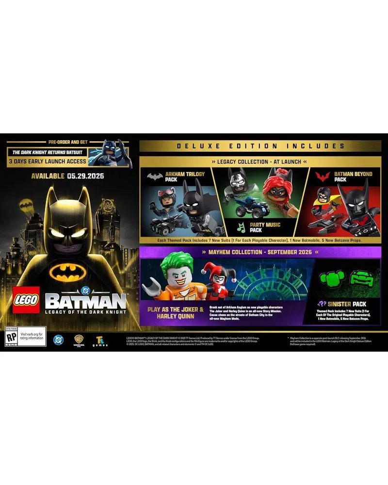 XBOX Series X Lego Batman - Legacy Of The Dark Knight - Deluxe Edition 
