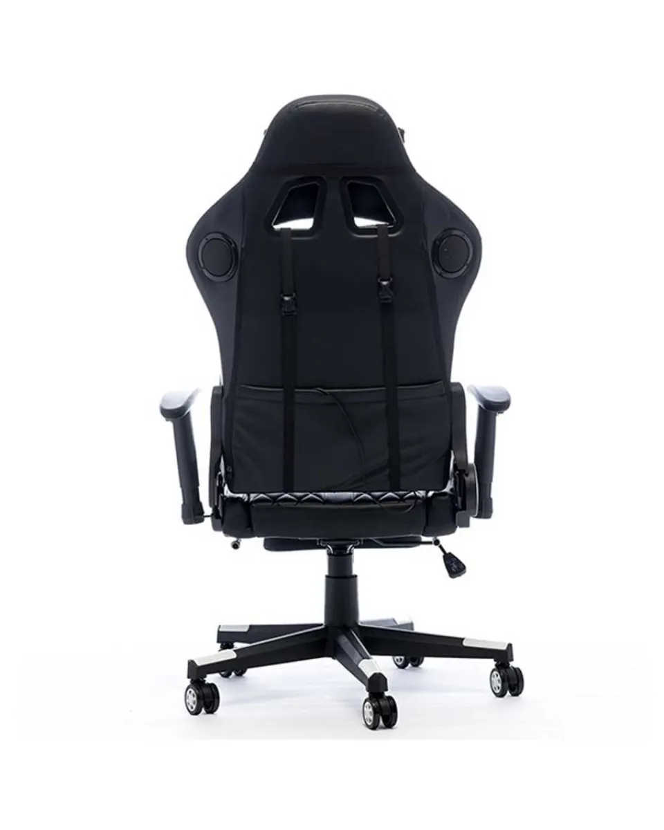 Gaming stolica Bytezone Carbon Crno/Bela 