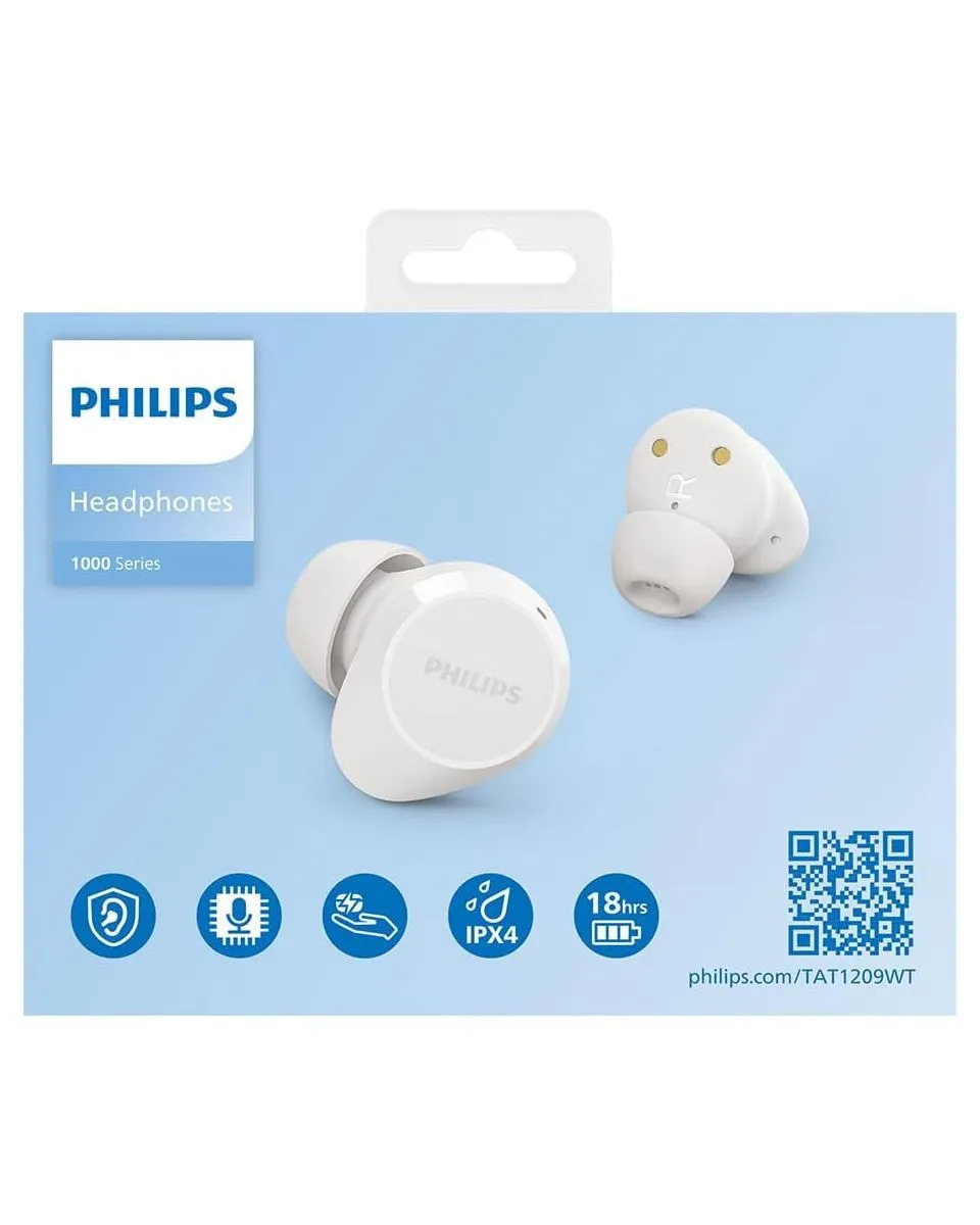 Slušalice Philips TAT1209WT/00 - White Bežične bubice 