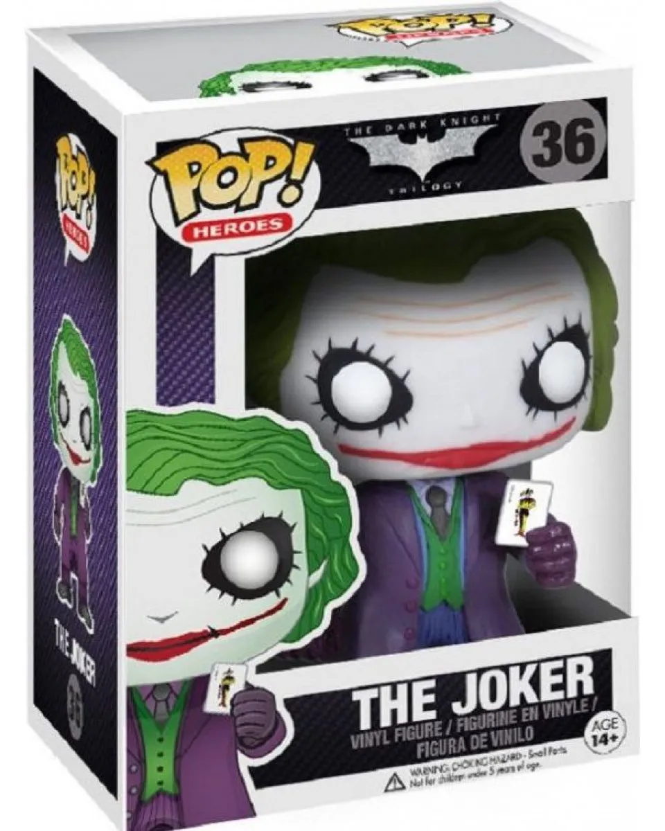 Bobble Figure DC - Batman The Dark Knight Trilogy POP! - The Joker 