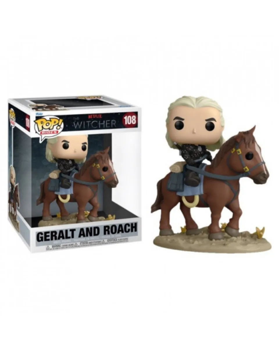 Bobble Figure The Witcher POP! - Geralt and Roach - Special Edition 