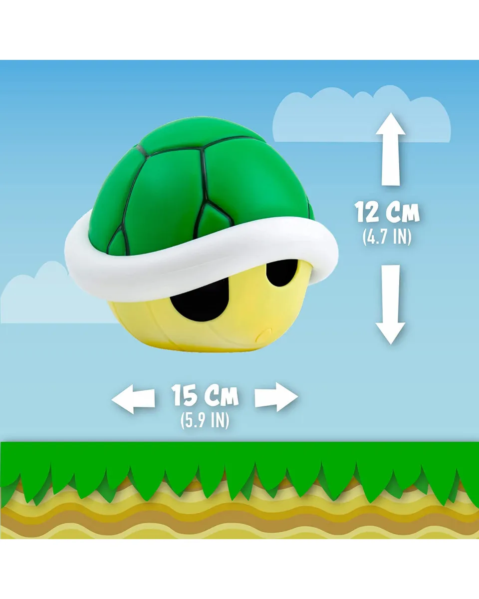 Lampa Paladone Super Mario - Green Shell - Light With Sound 