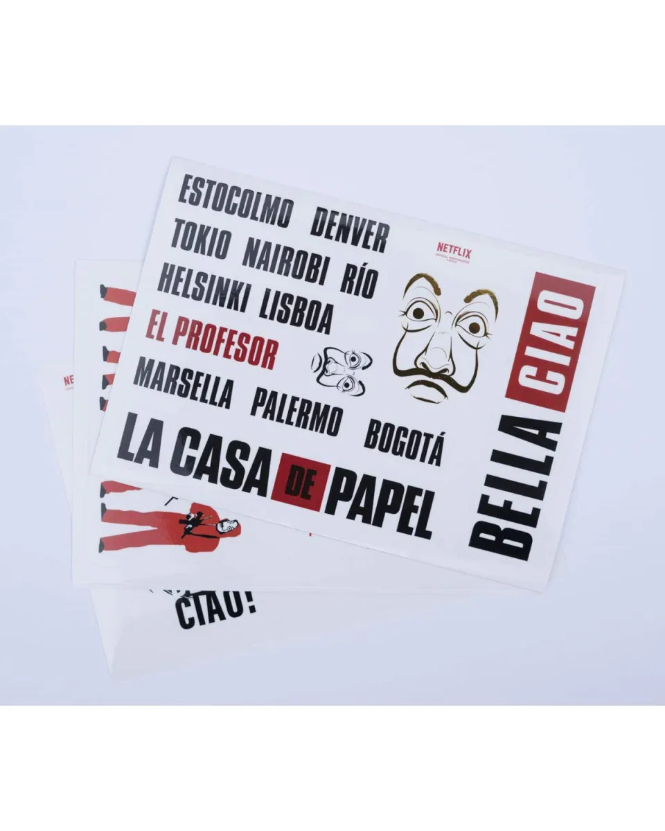 Nalepnice Grupo Erik - La Casa De Papel 
