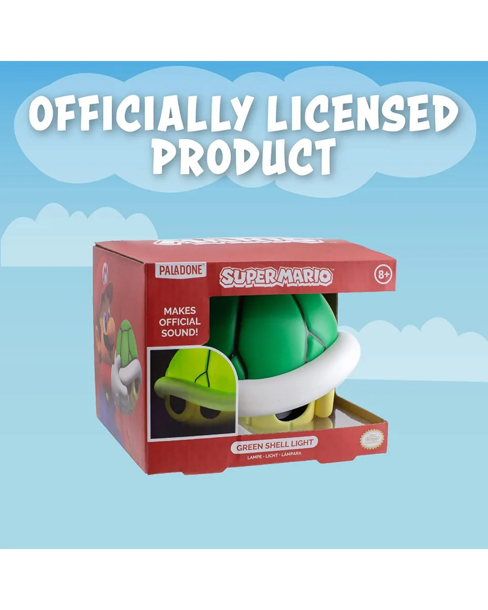 Lampa Paladone Super Mario - Green Shell - Light With Sound 