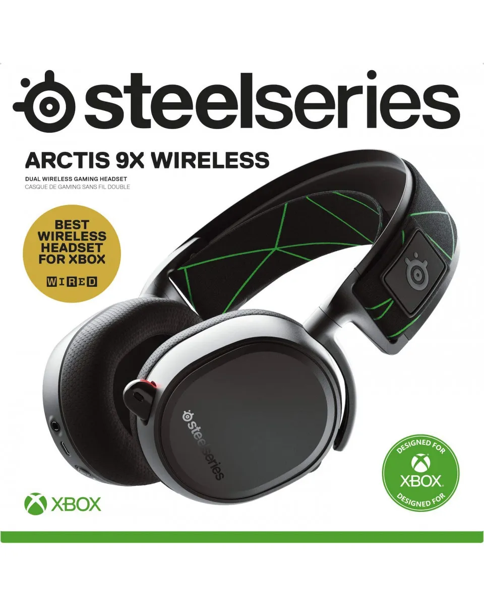 Slušalice Steelseries Arctis 9 X Wireless - Black 
