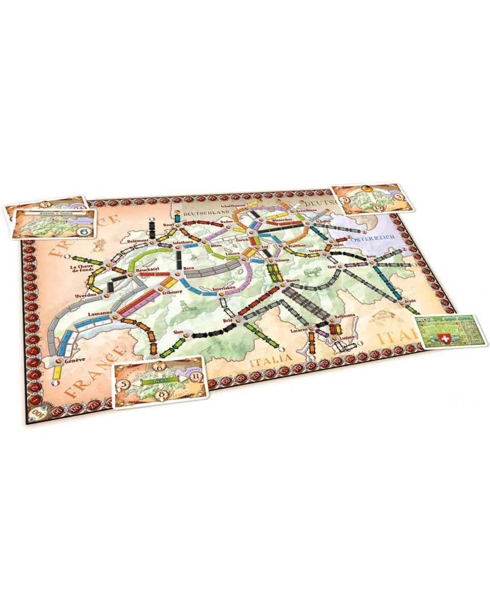 Društvena igra Ticket To Ride India & Switzerland (Eng) 