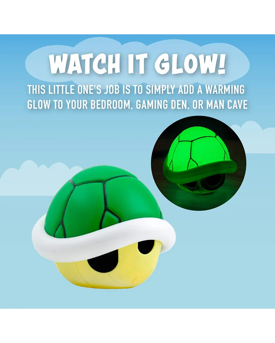 Lampa Paladone Super Mario - Green Shell - Light With Sound 