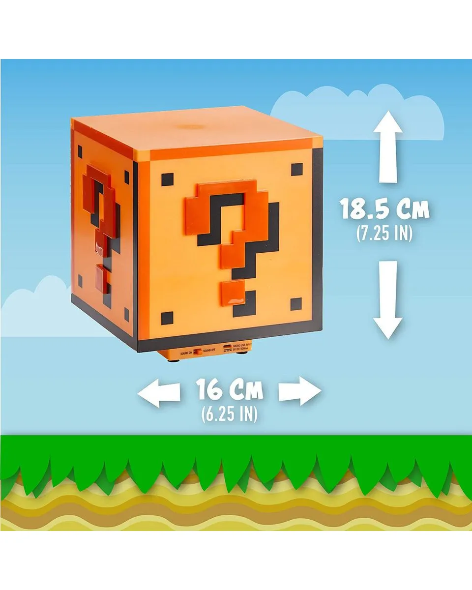 Lampa Paladone Super Mario Bros - Question Block 
