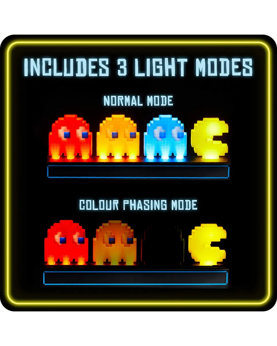 Lampa Paladone Icons - Pac Man and Ghosts Light 