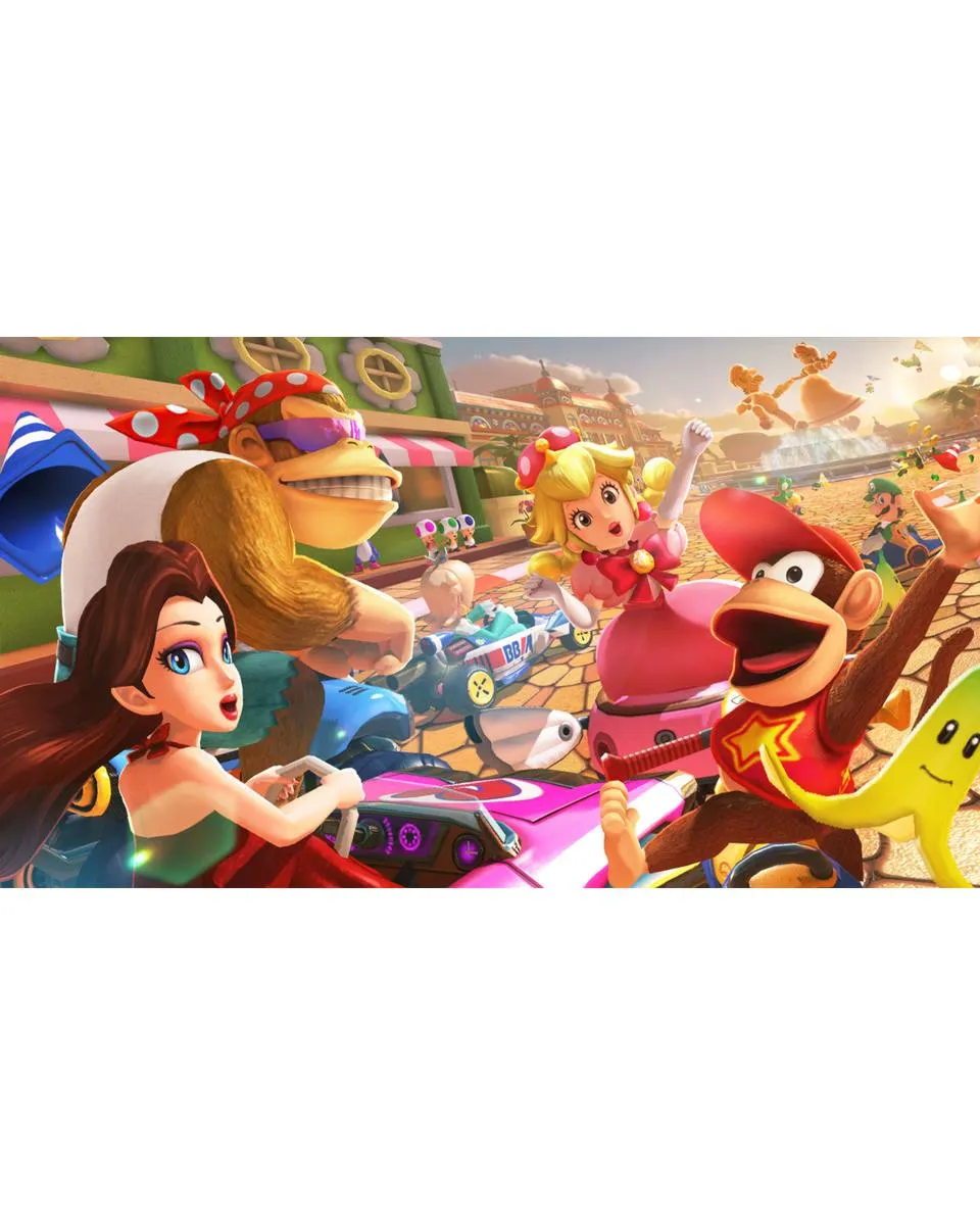 Konzola Nintendo Switch OLED (White Joy-Con) + Mario Kart 8 Deluxe Booster Course Pass + 12 Months Nintendo Online 