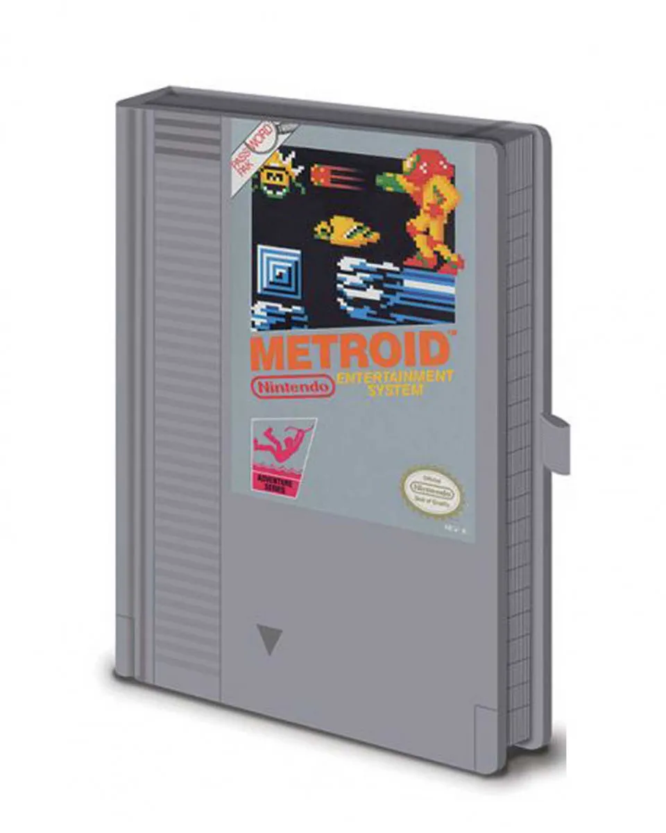 Sveska A5 Nintendo - Metroid Cartridge 