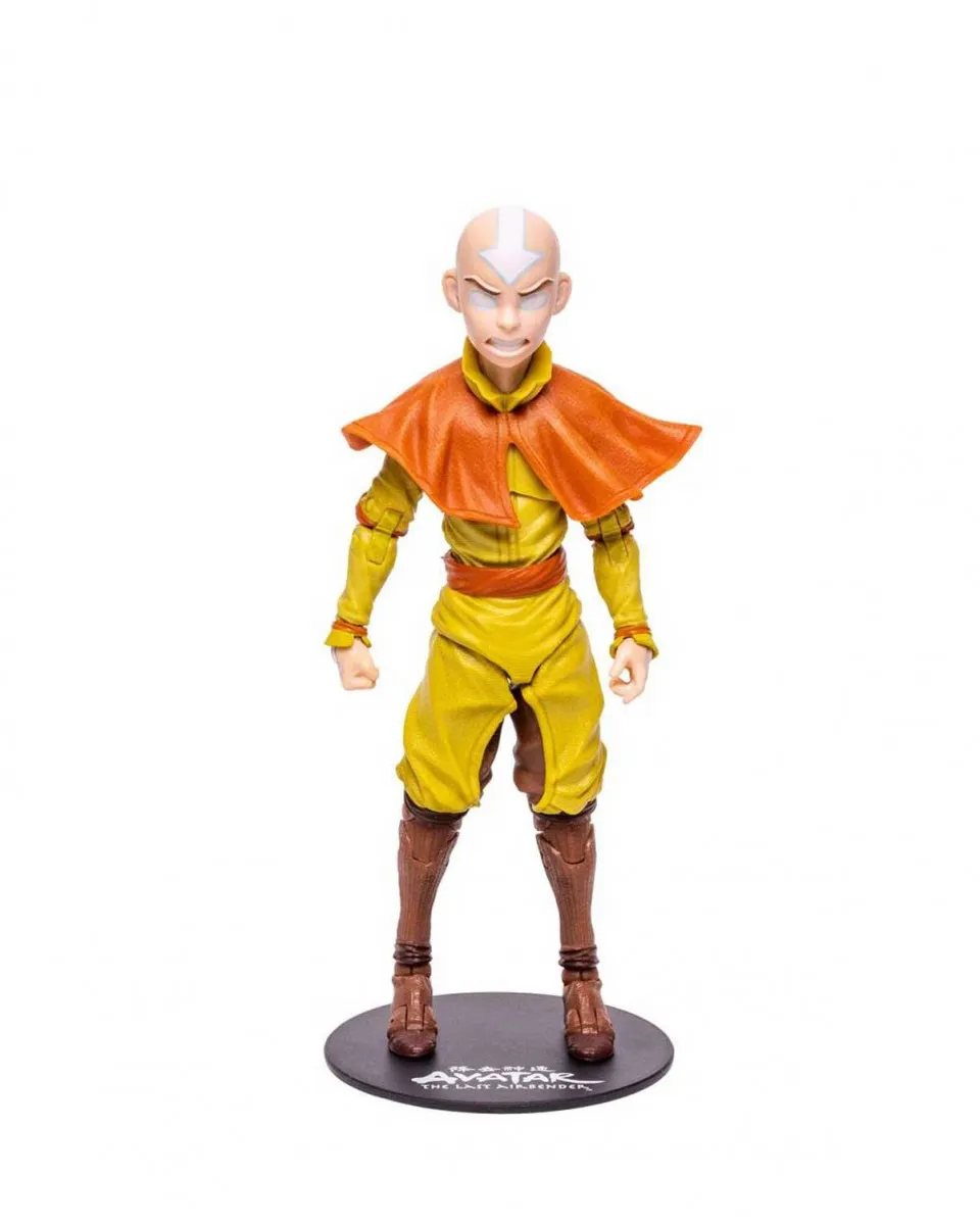 Action Figure Avatar The Last Airbender - Aang Avatar State - Gold Label 