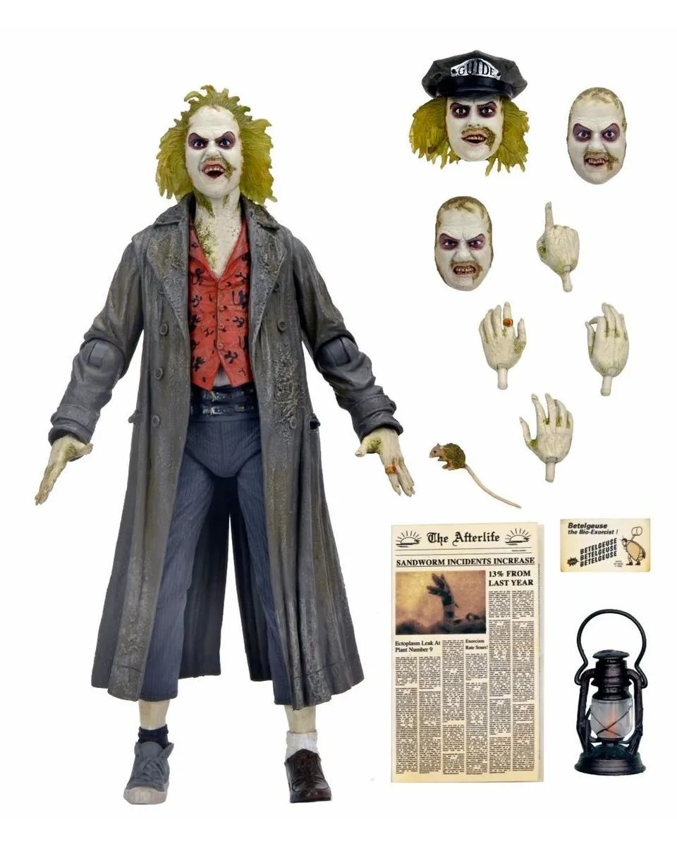 Action Figure Beetlejuice 1988 - Beetlejuice - Tour Guide The Bio-Exorcist 