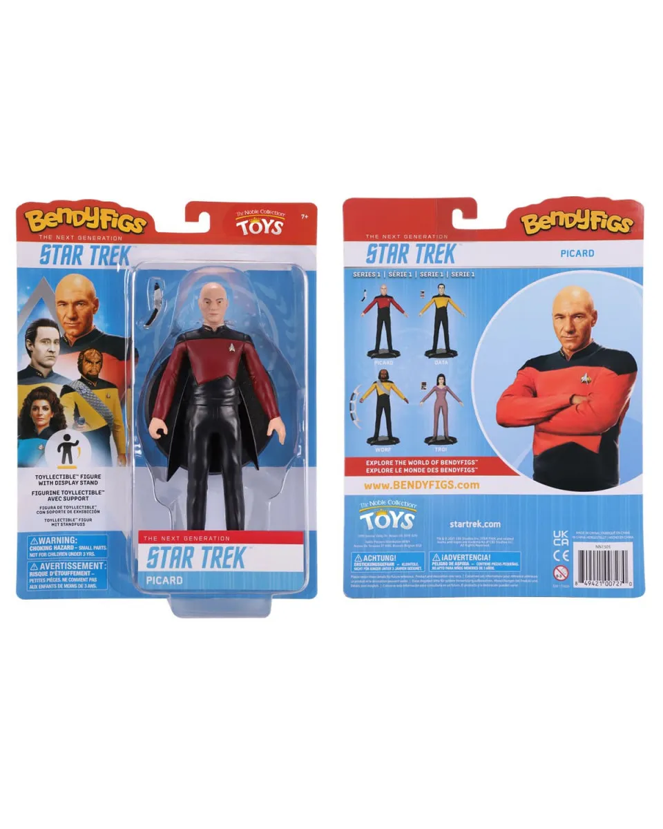 Action Figure Bendyfigs Star Trek - Captain Picard 