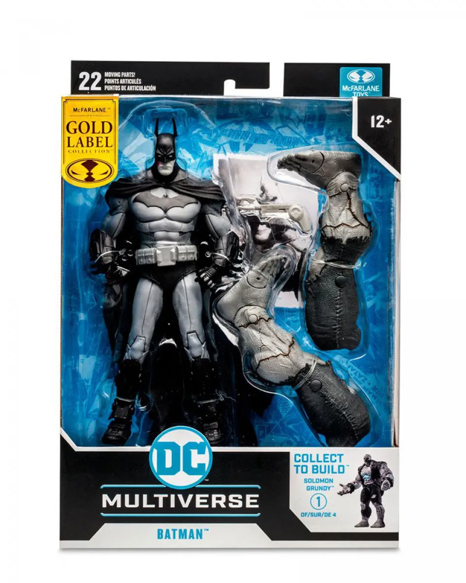 Action Figure DC Multiverse - Batman: Arkham City - Batman - Gold Label 