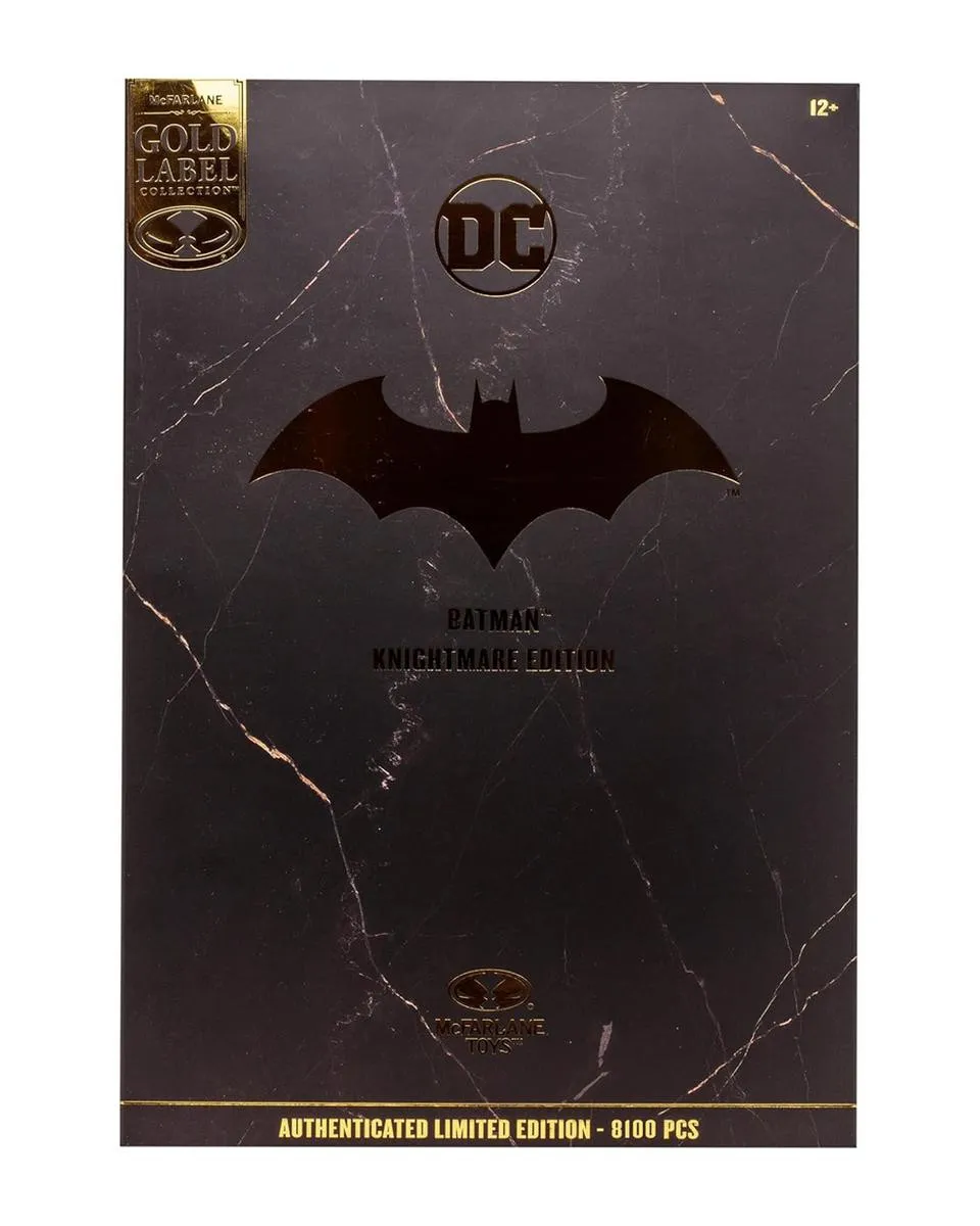 Action Figure DC Multiverse - Batman Knightmare Edition - Gold Label 