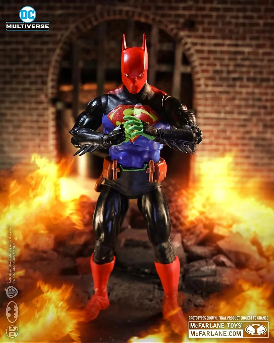 Action Figure DC Multiverse - The Batman Wave 2 - Batman/Superman Fusion 