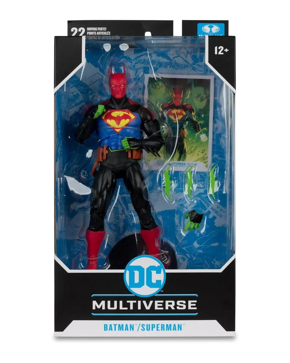 Action Figure DC Multiverse - The Batman Wave 2 - Batman/Superman Fusion 