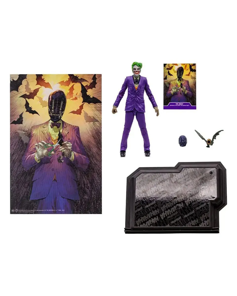 Action Figure DC Multiverse - The Deadly Duo - The Joker - Gold Label 