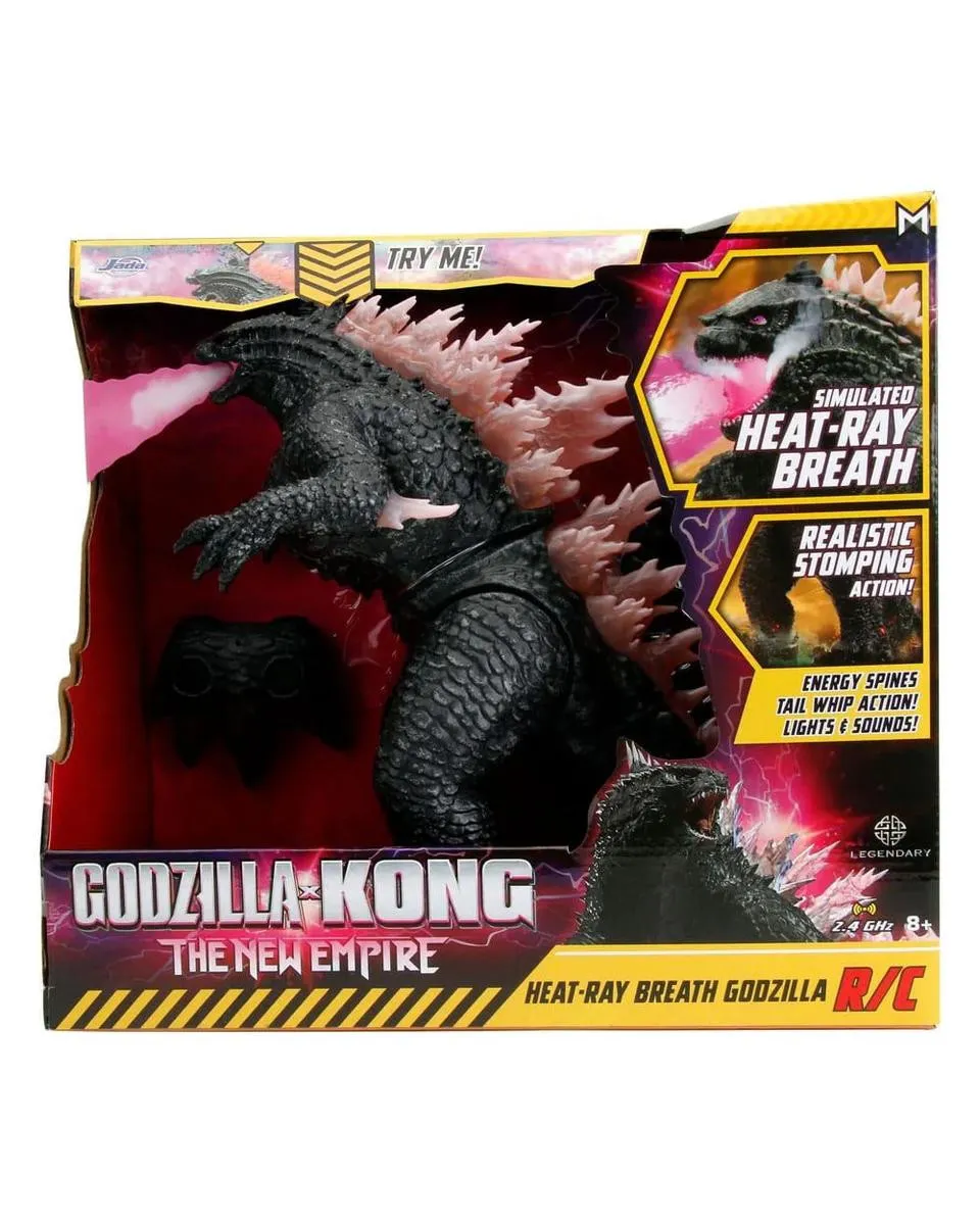 Action Figure Godzilla x Kong - The New Empire - Heat-Ray Breath Godzilla R/C 