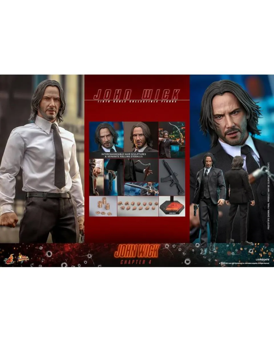 Action Figure John Wick Chapter 4 Movie Masterpiece 1/6 - John Wick 