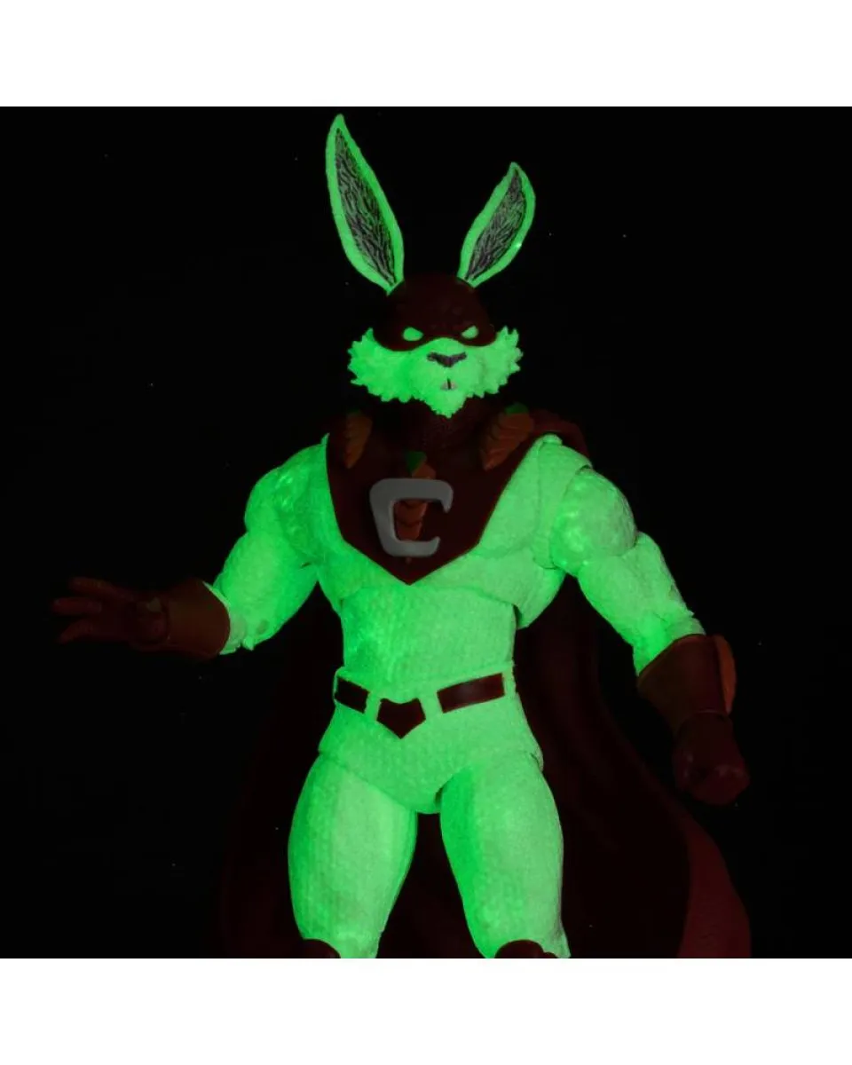 Action Figure DC Multiverse - Justice League Captain Carrot - Captain Carrot - Glow In The Dark Edition (Gold Label) 