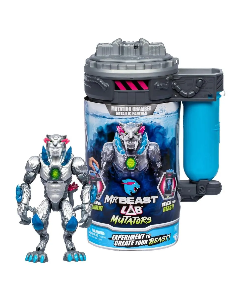 Action Figure MrBeast Lab Mutators - Metallic Panther 