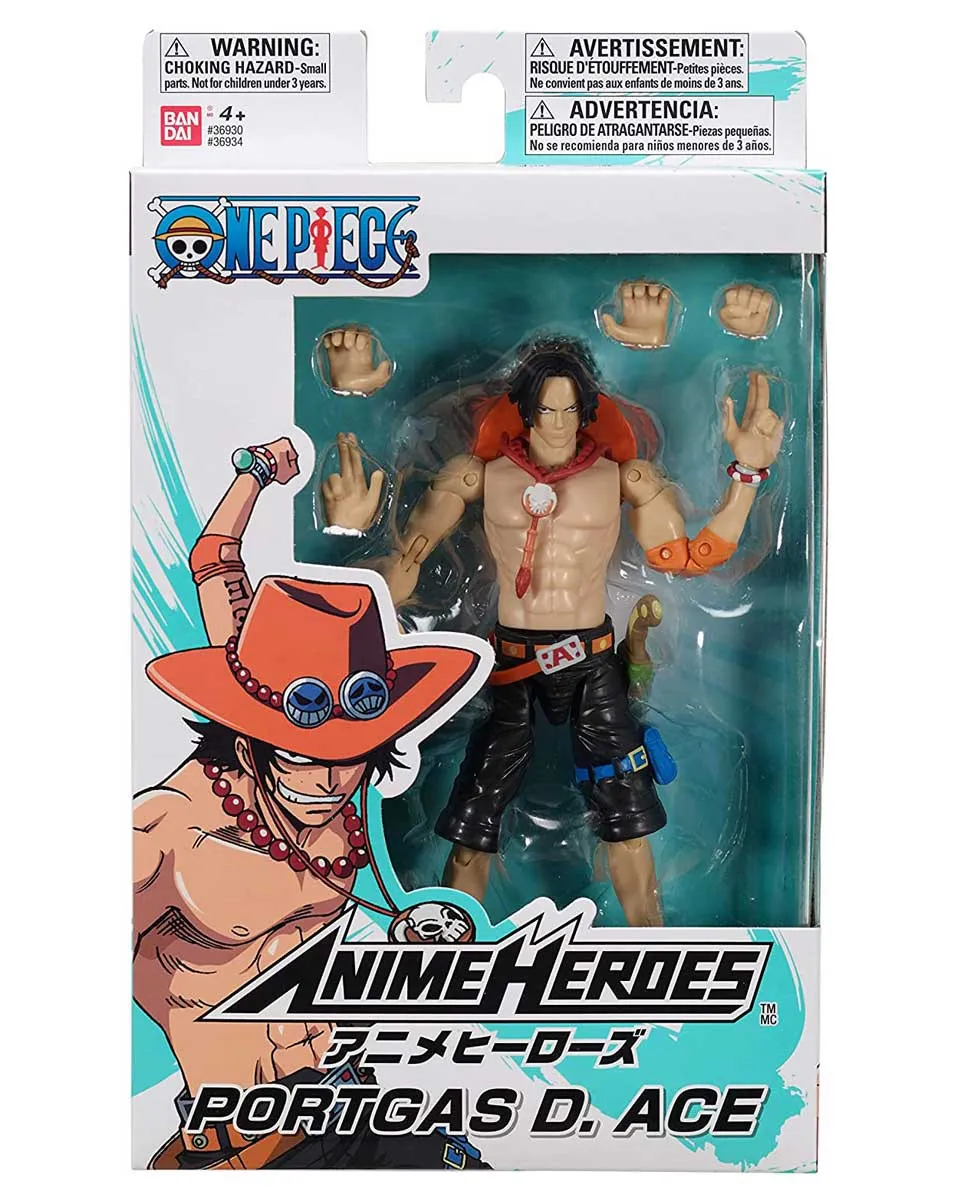 Action Figure One Piece - Anime Heroes - Portgas D. Ace 