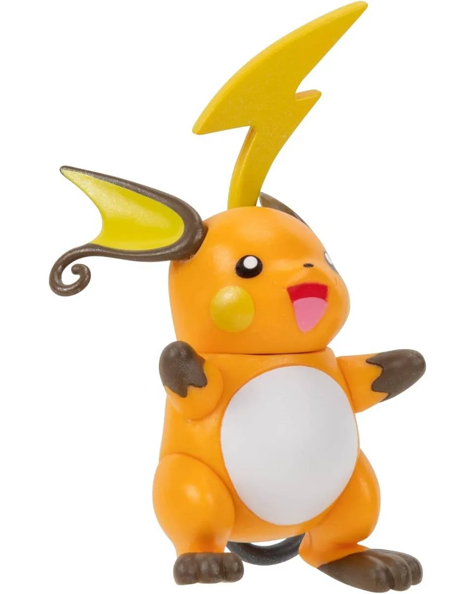 Action Figure Pokemon Select - Pichu, Pikachu, Raichu (3-Pack) 