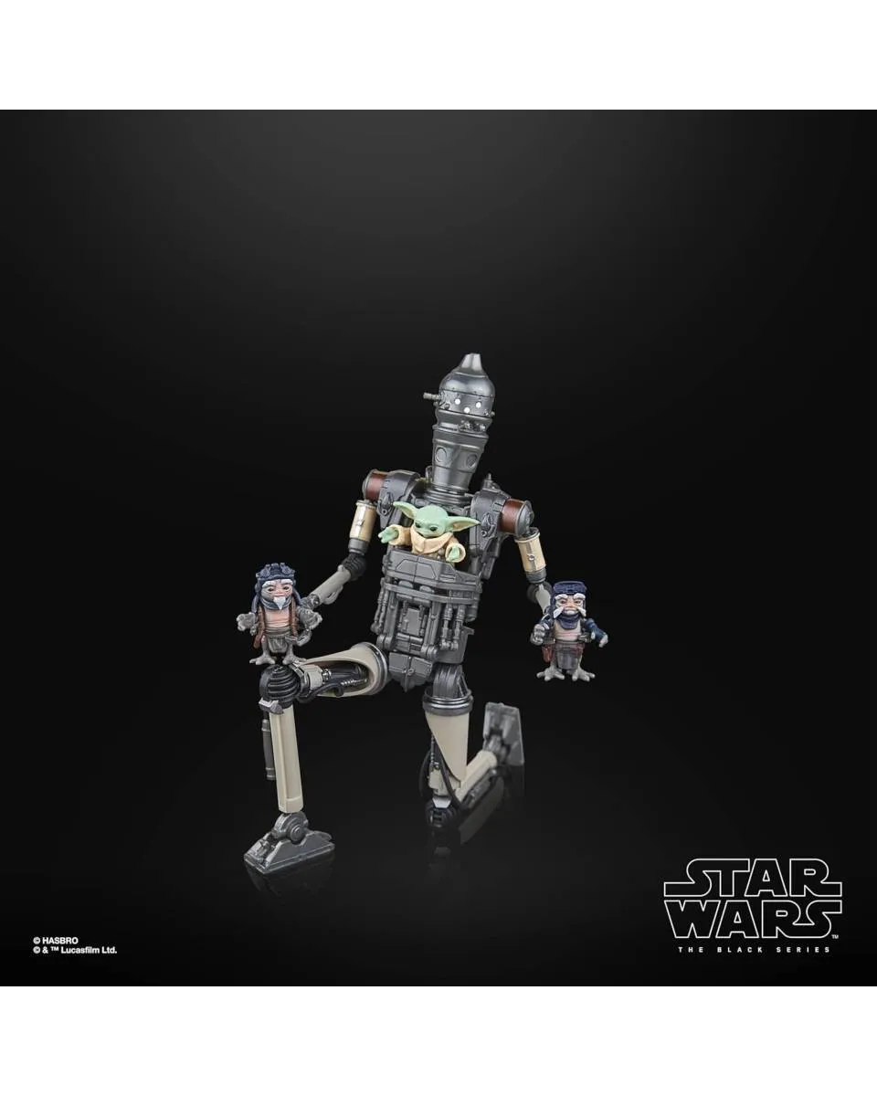 Action Figure Star Wars The Mandalorian Black Series 2-Pack - IG-12 & Grogu 