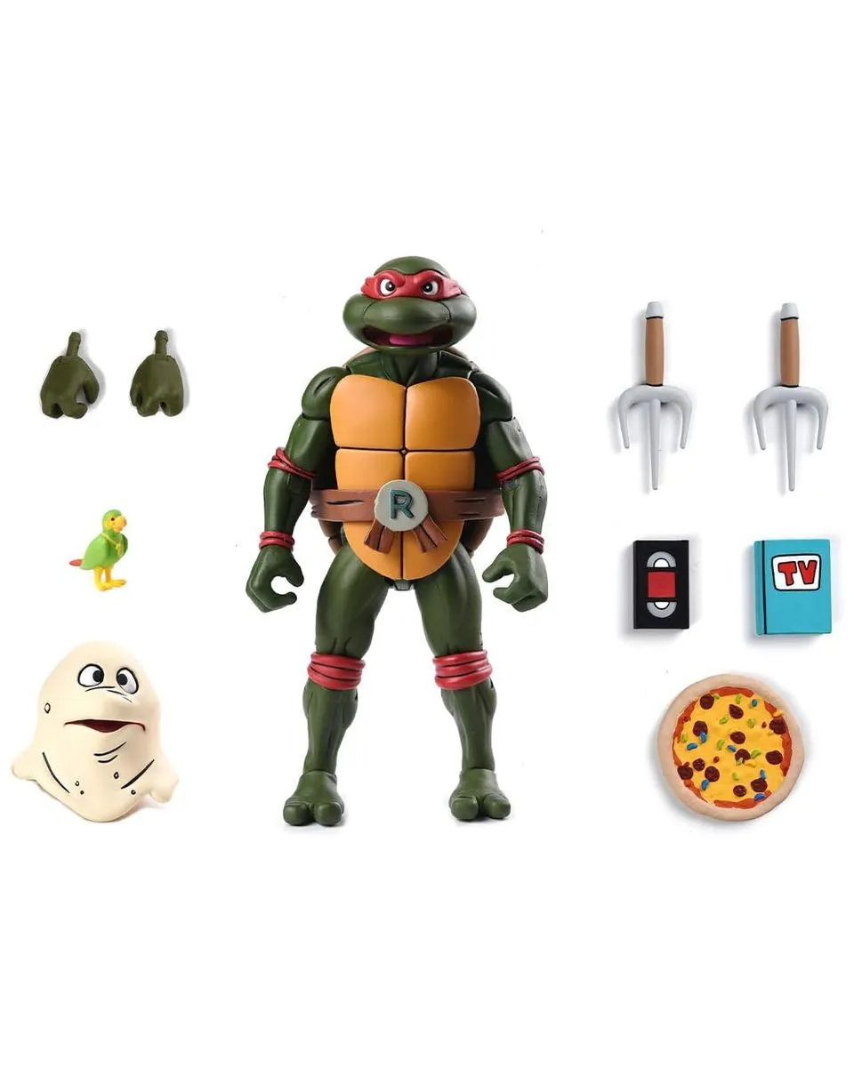 Action Figure Teenage Mutant Ninja - Ultimate Raphael Is Cool But Rude VHS Style 