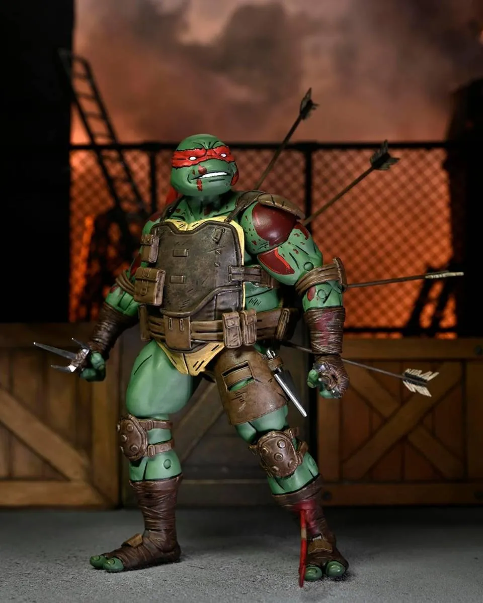 Action Figure Teenage Mutant Ninja Turtles - The Last Ronin - Ultimate First to Fall Raphael 