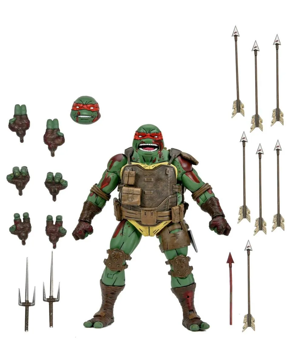 Action Figure Teenage Mutant Ninja Turtles - The Last Ronin - Ultimate First to Fall Raphael 