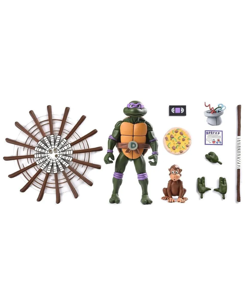 Action Figure Teenage Mutant Ninja - Ultimate Donatello Does Machines VHS Style 