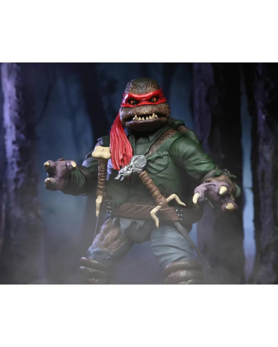 Action Figure Universal Monsters x Teenage Mutant Ninja Turtles - Raphael as The Wolfman 