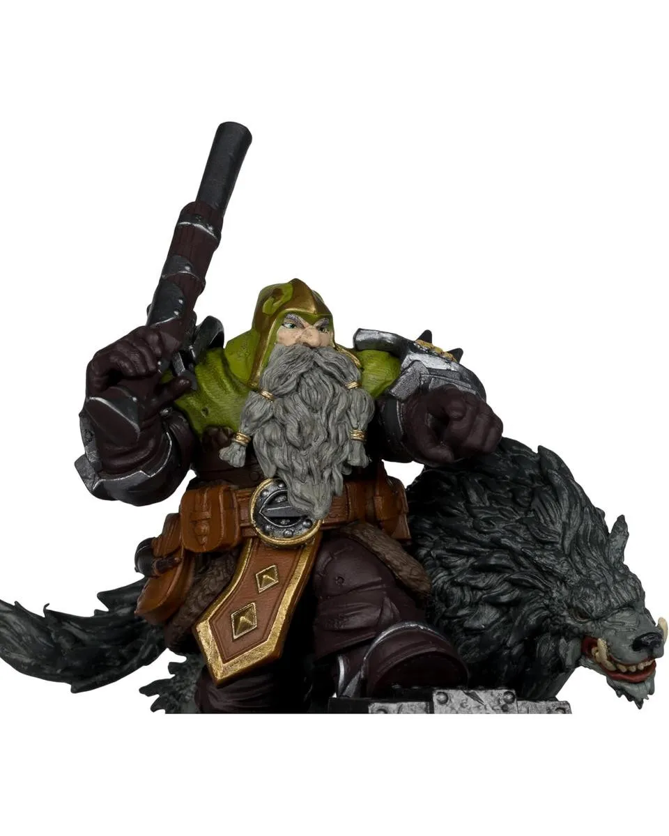 Action Figure World of Warcraft - Dwarf Hunter Beast Master Marksman 