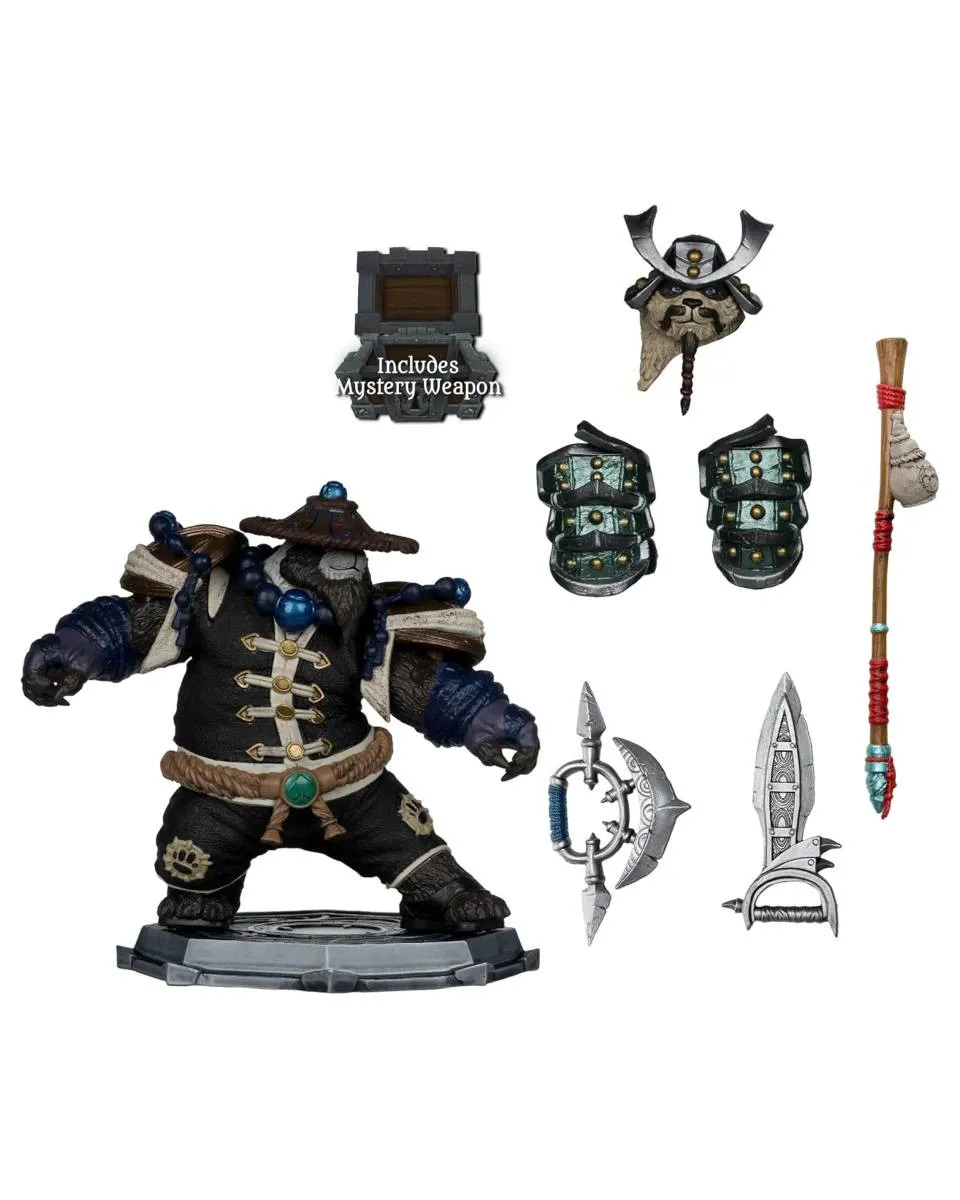 Action Figure World of Warcraft - Pandaren Monk & Pandaren Rogue 