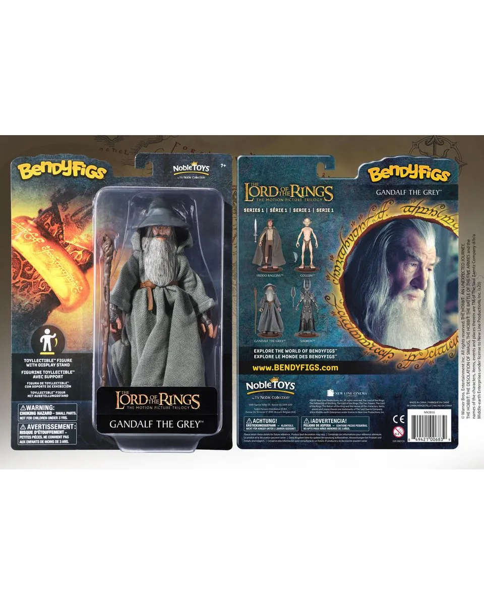 Bendable Figure The Lord Of The Rings - Gandalf The Grey 