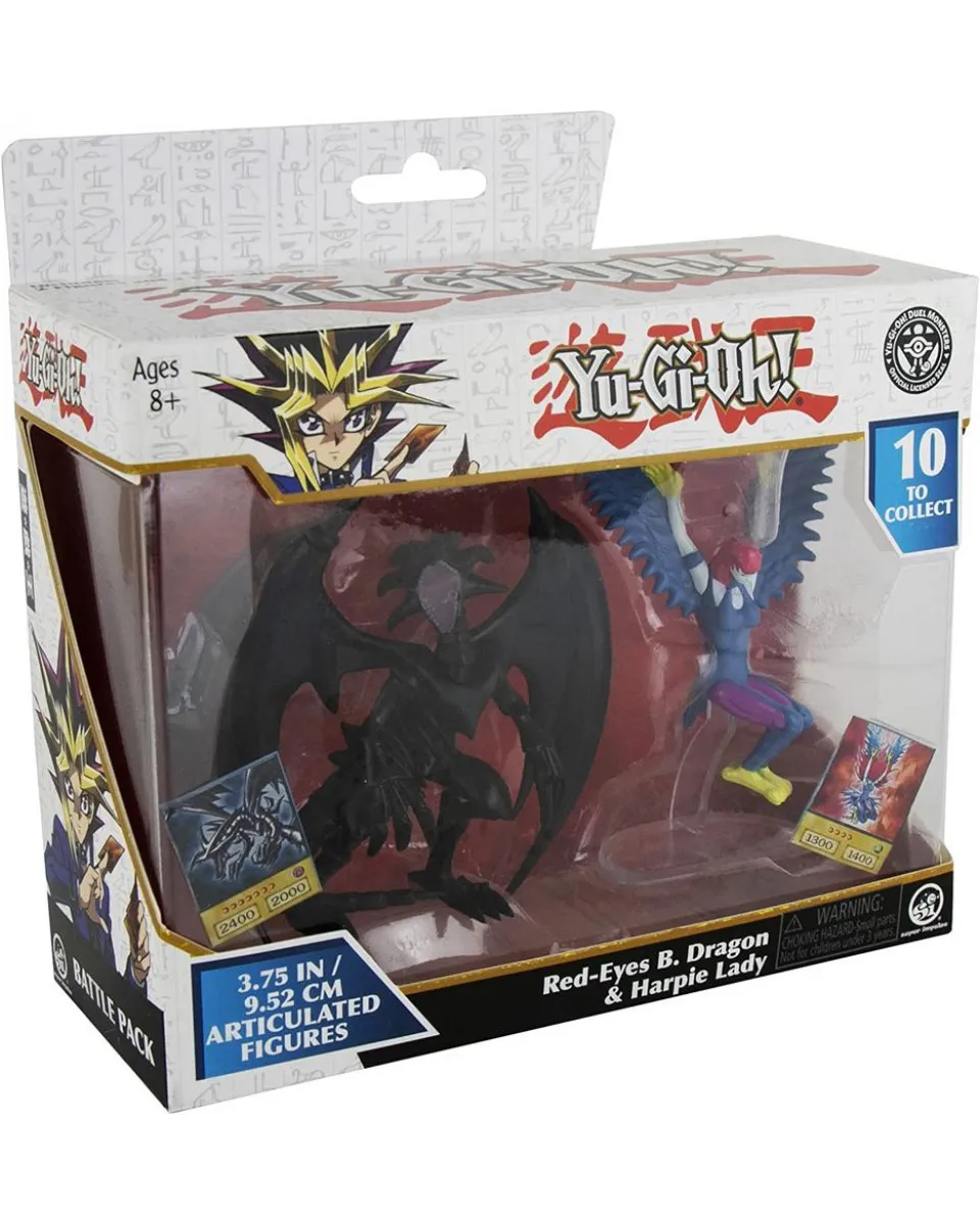 Action figure Yu-Gi-Oh 2-Pack - Red-Eyes Black Dragon & Harpie Lady 